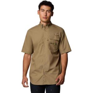 imageColumbia Mens Sharptail Short Sleeve ShirtFlaxTimberwoods Camo