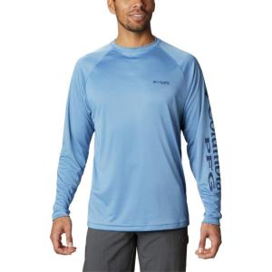 imageColumbia Mens Terminal Tackle PFG Triangle Long Sleeve ShirtSkylerCarbon Logo