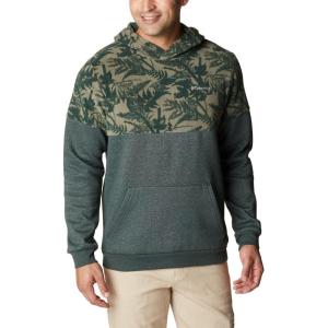 imageColumbia Mens Trek HoodieDark CoralCentered Gem Logo