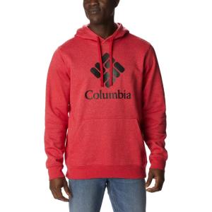 imageColumbia Mens Trek HoodieMountain Red HeatherCsc Stacked Logo