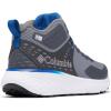 imageColumbia Mens Konos TRS Outdry Mid Running ShoeTitanium Grey SteelMountain Blue
