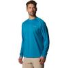 imageColumbia Mens PFG Solar Stream Long SleeveBlue Echo