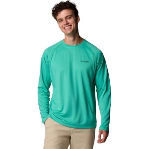 imageColumbia Mens PFG Solar Stream Long SleeveGlaze Green