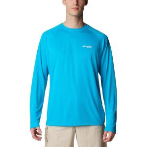 imageColumbia Mens PFG Solar Stream Long SleeveOcean Blue