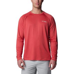 imageColumbia Mens PFG Solar Stream Long SleeveSunset Red