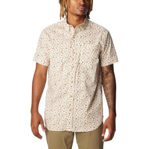 imageColumbia Mens Rapid Rivers II Short Sleeve ShirtChalkMakin Tracks Print