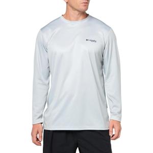 imageColumbia Mens Terminal Tackle PFG Line Time Long SleeveCool GreyLine Time Fade Marlin