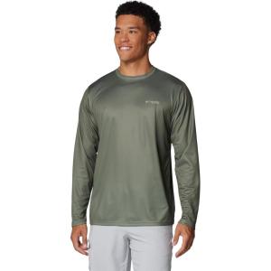 imageColumbia Mens Terminal Tackle PFG Line Time Long SleeveCypressPow Hex