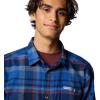 imageColumbia Mens Pitchstone Heavyweight Flannel IiCollegiate Navy Multi Plaid