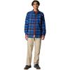 imageColumbia Mens Pitchstone Heavyweight Flannel IiCollegiate Navy Multi Plaid