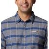 imageColumbia Mens Pitchstone Heavyweight Flannel IiMountain Blue Boro Plaid