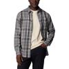 imageColumbia Mens Vapor Ridge Iii Long Sleeve ShirtCity GreyBlack Tartan Ombre