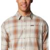imageColumbia Mens Vapor Ridge Iii Long Sleeve ShirtDark Stone Tartan Ombre