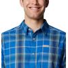 imageColumbia Mens Vapor Ridge Iii Long Sleeve ShirtMountain Blue Tartan Ombre