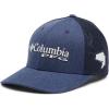 imageColumbia Womens PFG Logo Mesh Ball CapHigh CrownCarbonViolet Sea
