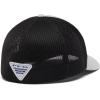 imageColumbia Womens PFG Logo Mesh Ball CapHigh CrownCool Grey  White  Vivid Blue  Marlin