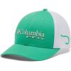 imageColumbia Womens PFG Logo Mesh Ball CapHigh CrownElectric Turquoise  Cool Grey  Hook