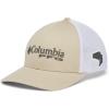 imageColumbia Womens PFG Logo Mesh Ball CapHigh CrownFossilGrillWhiteBass