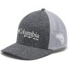 imageColumbia Womens PFG Logo Mesh Ball CapHigh CrownGrill HeatherCool Grey