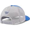 imageColumbia Womens PFG Logo Mesh Ball CapHigh CrownVivid BlueCool Grey