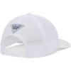 imageColumbia Womens PFG Logo Mesh Ball CapHigh CrownWhiteRed Jasper