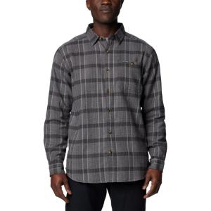 imageColumbia Mens Pitchstone Heavyweight Flannel IiBlack Boro Plaid