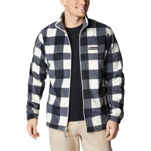 imageColumbia Mens Steens Mountain Printed JacketChalk Check Print