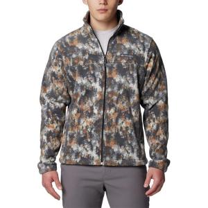 imageColumbia Mens Steens Mountain Printed JacketDark Stone Timberwild