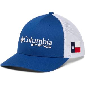 imageColumbia Womens PFG Logo Mesh Ball CapHigh CrownBlue
