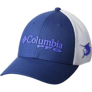 imageColumbia Womens PFG Logo Mesh Ball CapHigh CrownCarbon violet Sea