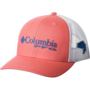 imageColumbia Womens PFG Logo Mesh Ball CapHigh CrownCorangeOcean Teal