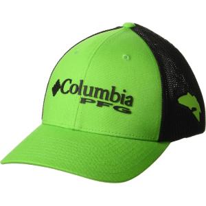 imageColumbia Womens PFG Logo Mesh Ball CapHigh CrownGreen Mamba black