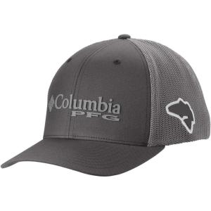 imageColumbia Womens PFG Logo Mesh Ball CapHigh CrownGrillBass