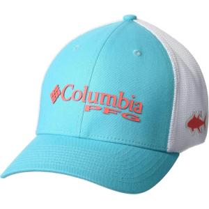 imageColumbia Womens PFG Logo Mesh Ball CapHigh CrownOcean Teal corange