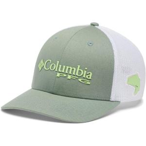 imageColumbia Womens PFG Logo Mesh Ball CapHigh CrownSafariKey West