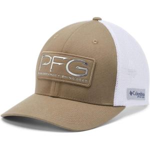 imageColumbia Womens PFG Logo Mesh Ball CapHigh CrownSageSilver