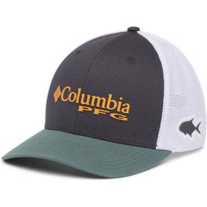 imageColumbia Womens PFG Logo Mesh Ball CapHigh CrownSharkWhitePondPermit