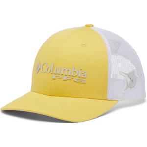 imageColumbia Womens PFG Logo Mesh Ball CapHigh CrownSun GlowCool GreyMarlin
