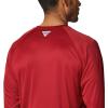 imageColumbia Mens CLG Terminal Tackle Ls ShirtAla  Red Velvet  White