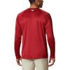 imageColumbia Mens CLG Terminal Tackle Ls ShirtAla  Red Velvet  White
