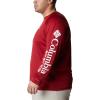 imageColumbia Mens CLG Terminal Tackle Ls ShirtAla  Red Velvet  White