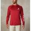 imageColumbia Mens CLG Terminal Tackle Ls ShirtAla  Red Velvet  White