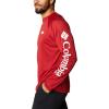 imageColumbia Mens CLG Terminal Tackle Ls ShirtArk  Red Velvet  White