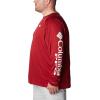 imageColumbia Mens CLG Terminal Tackle Ls ShirtArk  Red Velvet  White