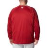 imageColumbia Mens CLG Terminal Tackle Ls ShirtArk  Red Velvet  White