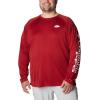 imageColumbia Mens CLG Terminal Tackle Ls ShirtArk  Red Velvet  White