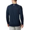 imageColumbia Mens CLG Terminal Tackle Ls ShirtAub  Collegiate Navy  Spark Orange