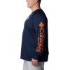 imageColumbia Mens CLG Terminal Tackle Ls ShirtAub  Collegiate Navy  Spark Orange