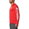imageColumbia Mens CLG Terminal Tackle Ls ShirtNeb  Bright Red  White