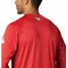 imageColumbia Mens CLG Terminal Tackle Ls ShirtOs  Intense Red  White
